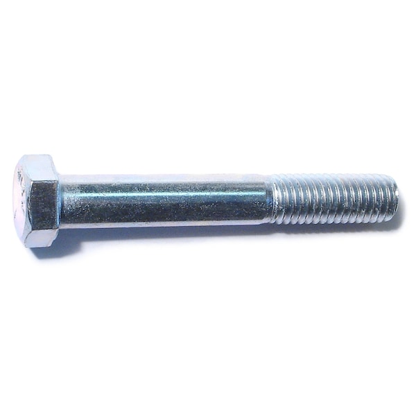 Midwest Fastener Grade 5, 1/2"-13 Hex Head Cap Screw, Zinc Plated Steel, 3-1/2 in L, 25 PK 00344 - main